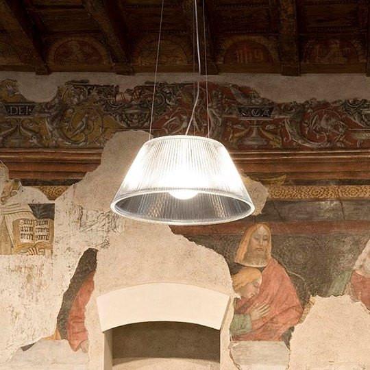 FLOS Romeo Moon S2 Glass Suspension Pendant - London Lighting - 6