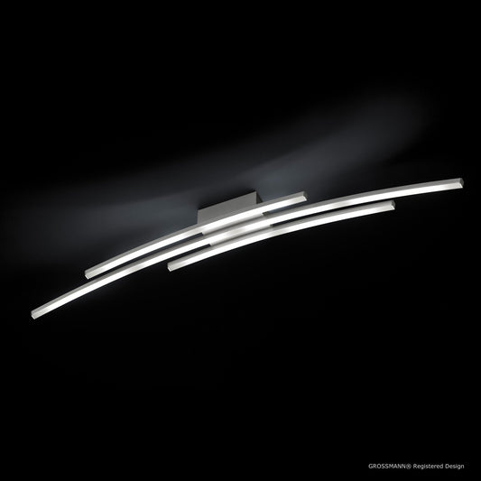Grossmann Piano 78-765-072 Aluminium Ceiling Light - London Lighting - 1