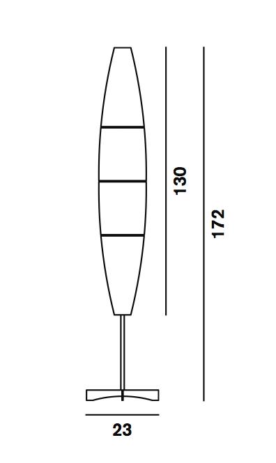 FOSCARINI HAVANA FLOOR LAMP - London Lighting - 3