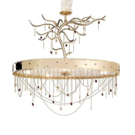 Heritage 8 Light Murano Glass Chandelier
