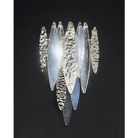 Ice Rain Large Murano Glass Wall Light