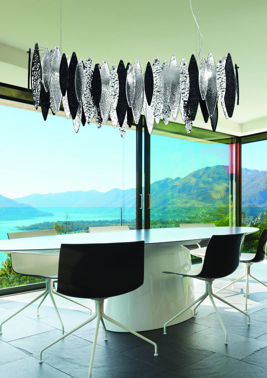 Castlenau Large Long Murano Glass Chandelier - ID 8017