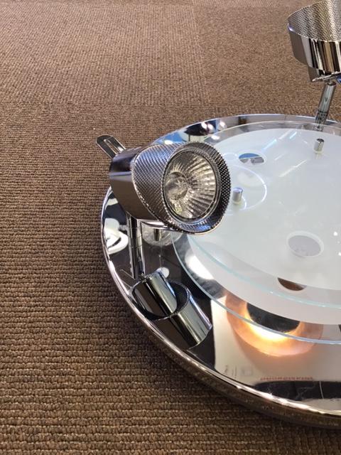 Grossmann Accenta Ceiling Spotlight In High Shine Polished Chrome- ID 1313 - CLEARANCE