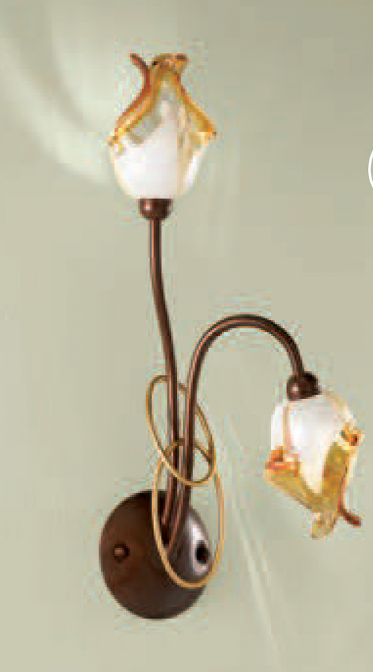 Designer Italian Hand Made Light Fitting, Reduced To Clear - ID 2684