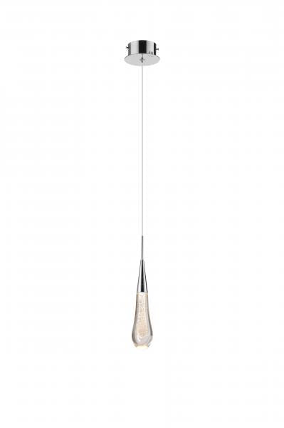 Chrome teardrop online pendant light