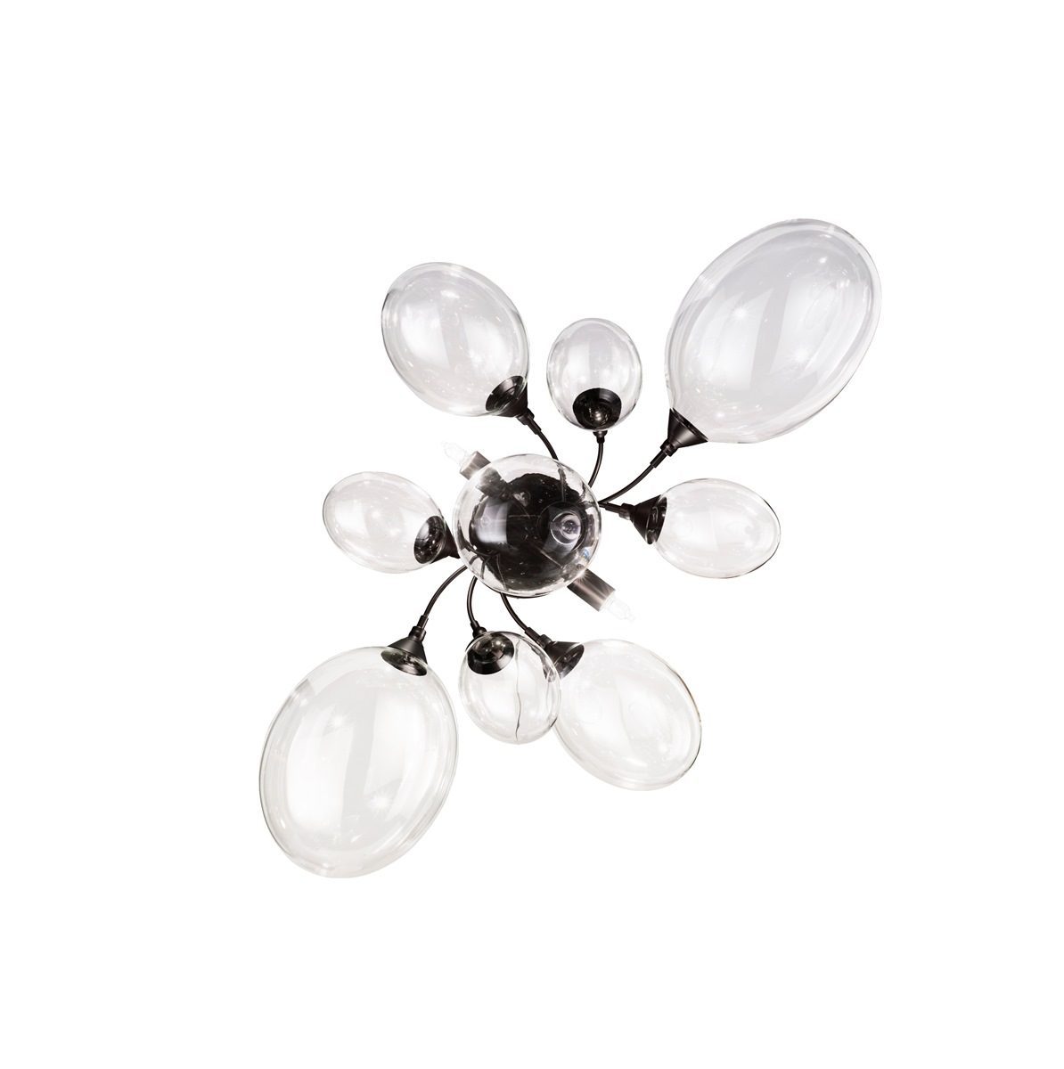 Ballon Bespoke Italian 2 Lamp Wall Light with Blown Glass - Colour Options