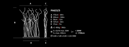 Serip Wind 5 Bespoke Floor Lamp - London Lighting - 2