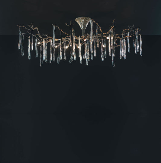 Serip Glamour 8 Lamp Bespoke Semi Flushmount - London Lighting - 1