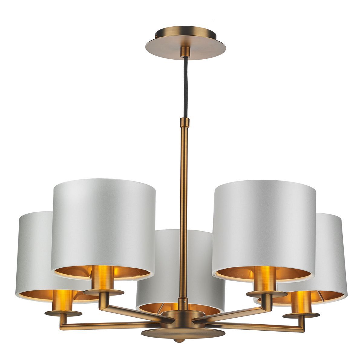 Homerton 5 Light Pendant In Bronze - ID 8679
