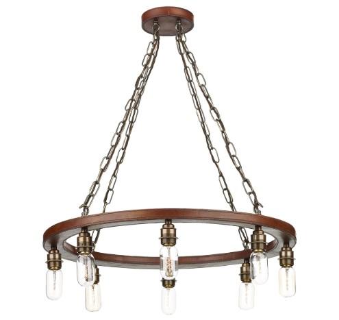 Saddler 8 Light Tan Ring Pendant - ID 10279