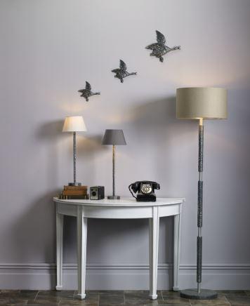 Sloane Table Light Pewter - base only - ID 10251