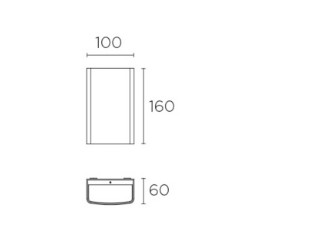CLO Up/Down Outdoor Wall Light - ID 10478