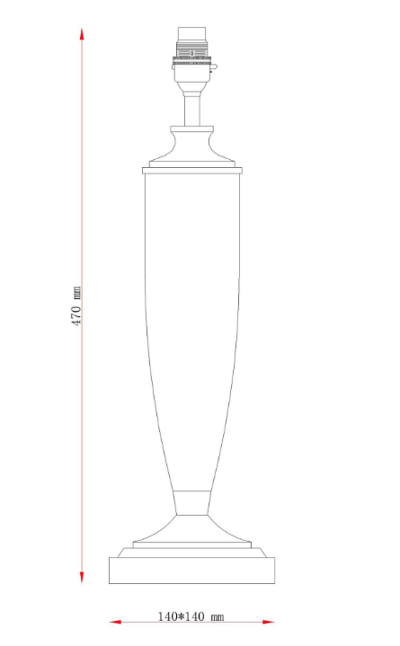 Large Antique Brass and Crystal Table lamp base only - ID 10694