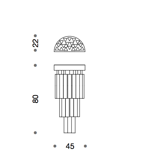 IDL Armonia Wall Light - London Lighting - 2