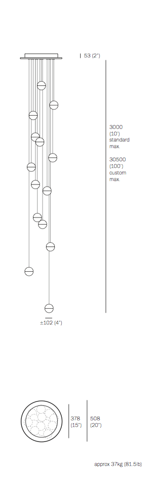 BOCCI 14.14 ROUND 14 Lamp Pendant - London Lighting - 2