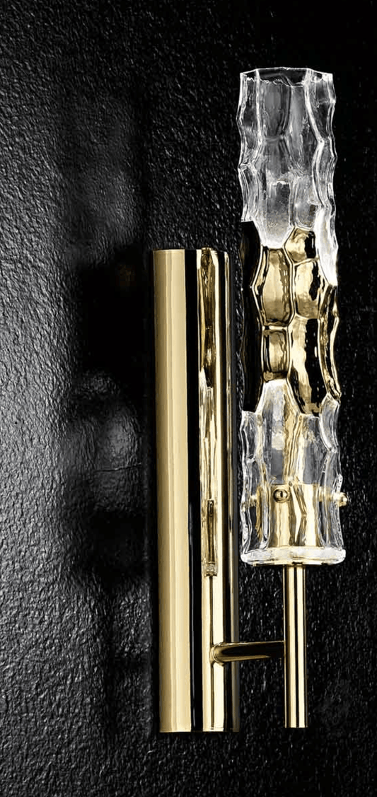 Bamboo Murano Glass Single Wall Light