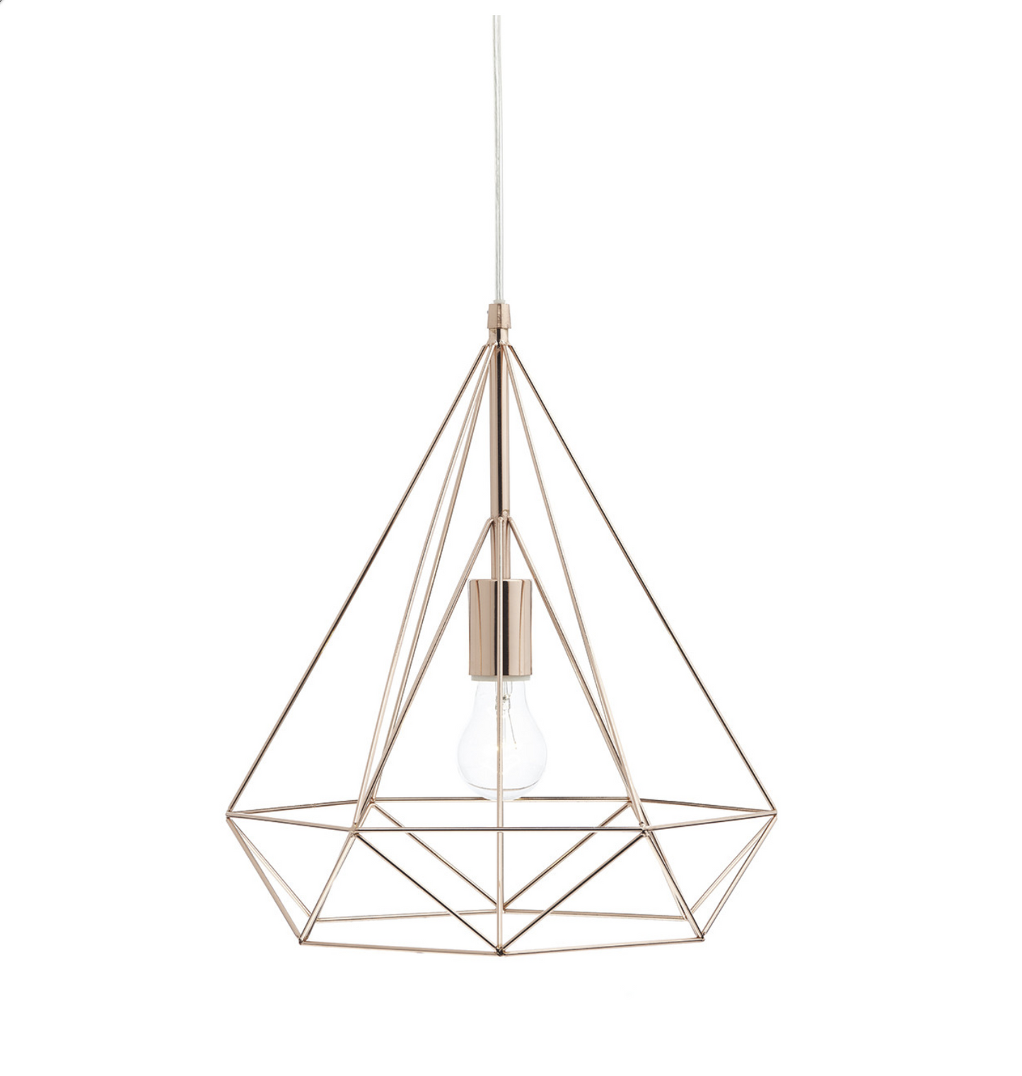 Roehampton Bright Copper Wire Single Pendant - ID 5838