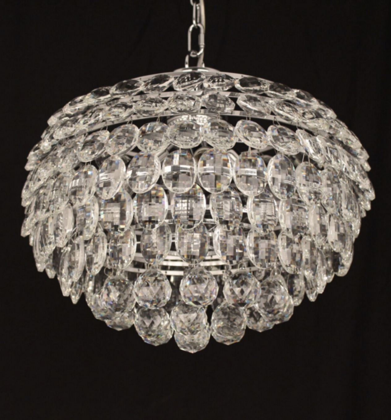 Southborough Medium Layered Crystal Pendant - ID 5022