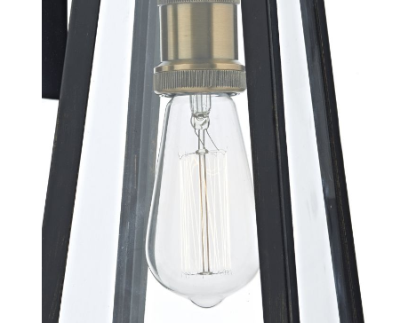 Middle Park Black Exterior Wall Light - ID 5939