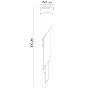 Bespoke Cascading Stairwell Crystal Chandelier - ID 8060