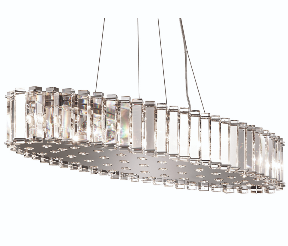 Hampstead Twelve Light Chrome IP44 Chandelier - ID 8582