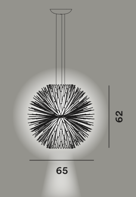 Foscarini Sun - Light Of Love Ceiling Light