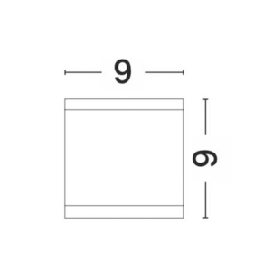 NL exterior IP54 dark grey cylindrical GU10 downlight - ID 9077