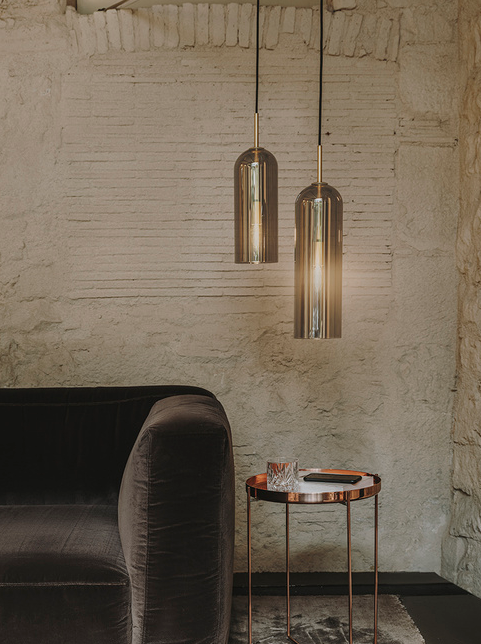 FOG Large Pendant in Frosted or Smoked Glass - ID 9941 ID 9942