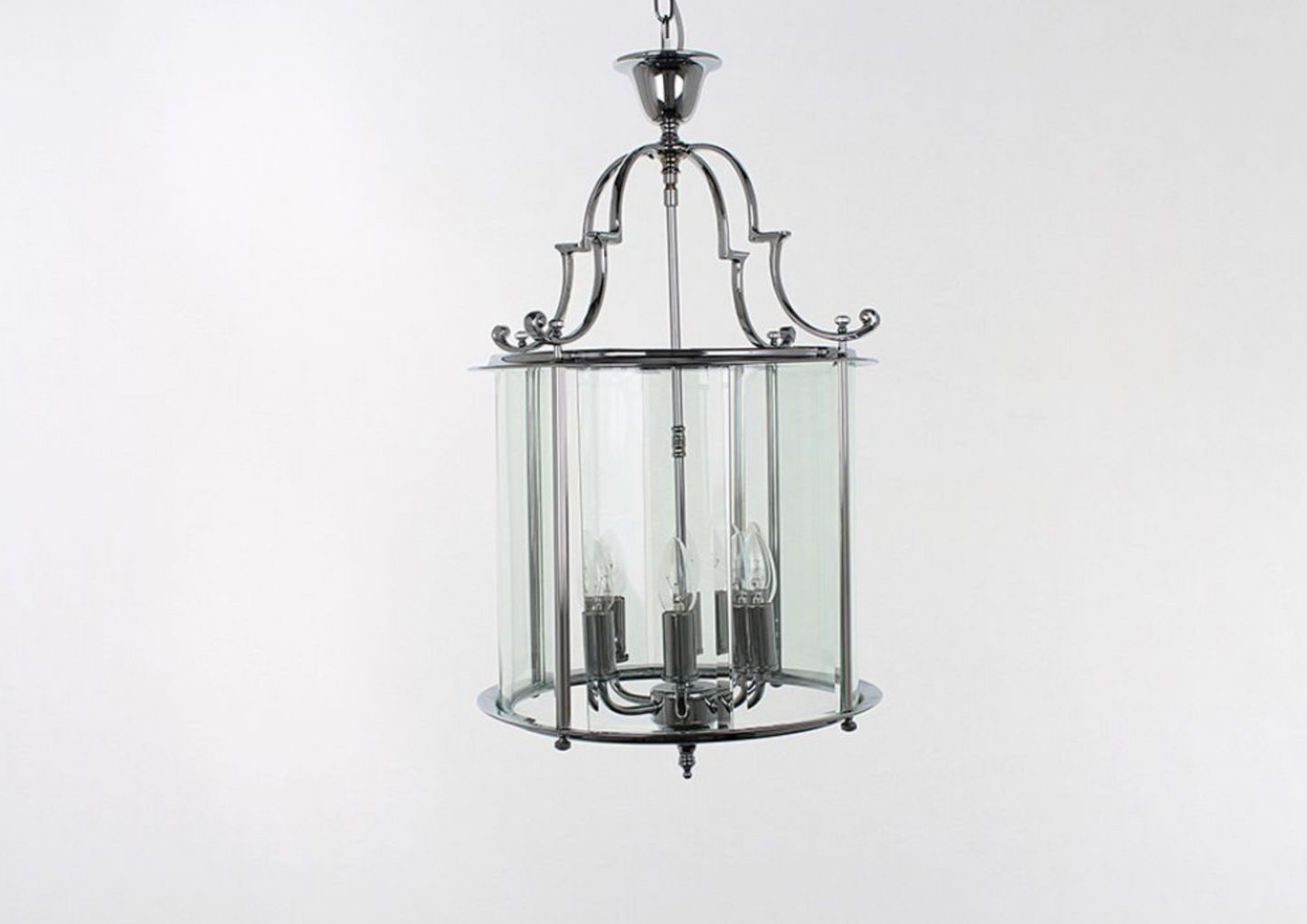Polished Chrome Lantern - ID 10400