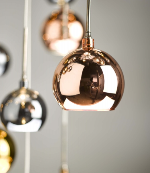 Hadrian 30 Lamp Cluster Pendant In Black Chrome & Multi Colour - ID 9416