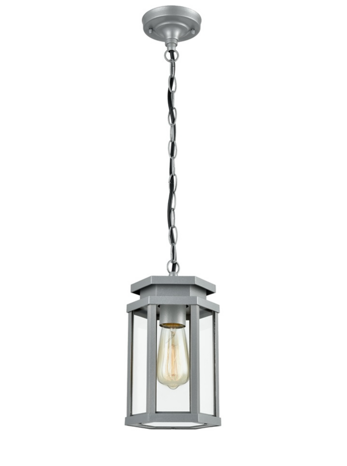 ESCO Silver Grey Outdoor Pendant Light - ID 10778