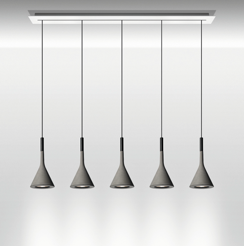 Linear multi store pendant light