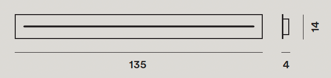 Foscarini Multi Pendant Linear Canopy White 135cm length