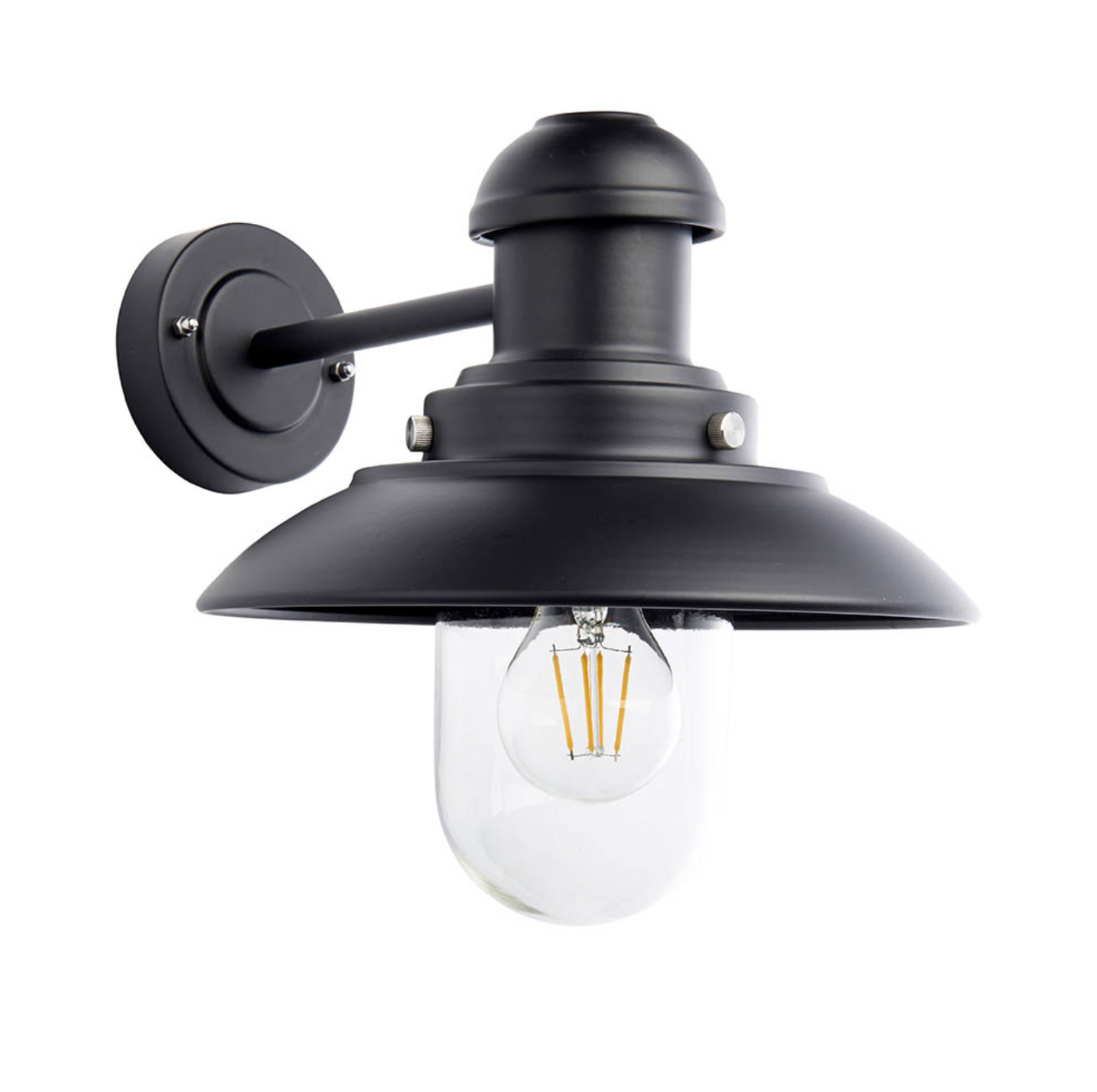 PIR Exterior Wall, Matt Black - ID 12053