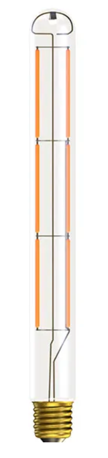 Vintage Tubular Long Clear Filament Lamp 2700K Warm White 7W LED E27 dimmable - ID 13000