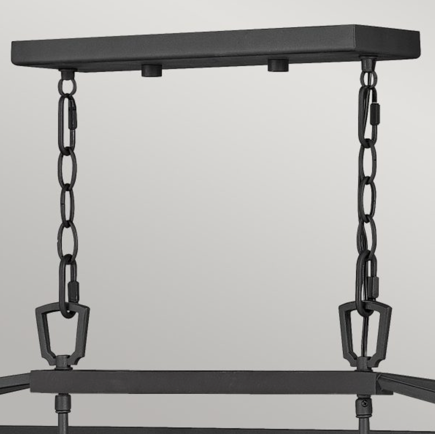 Outdoor Linear Box Lantern, Black - ID 12359