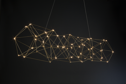 Quasar Cosmos 125 Suspension Pendant In Brass - ID 9248