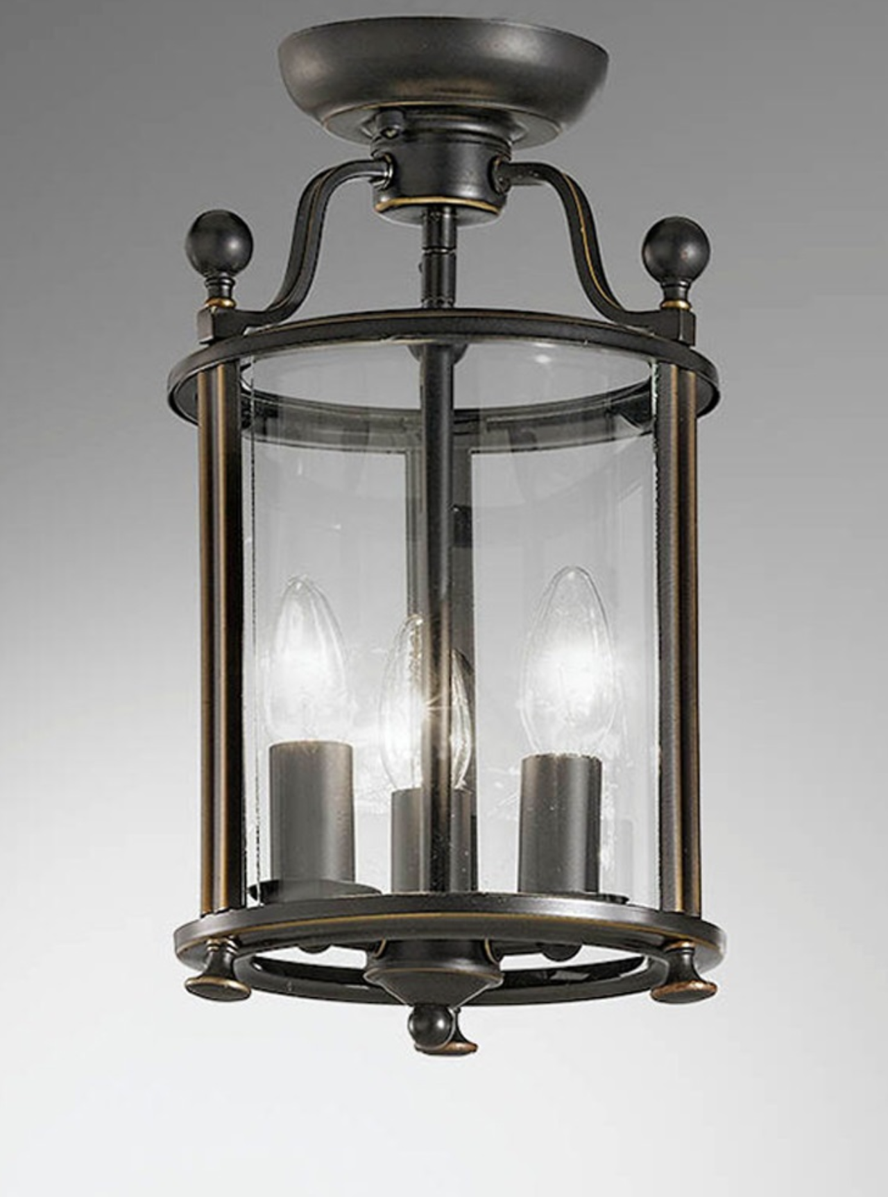 Nethy 3 Lamp Flush Lantern - ID 9322