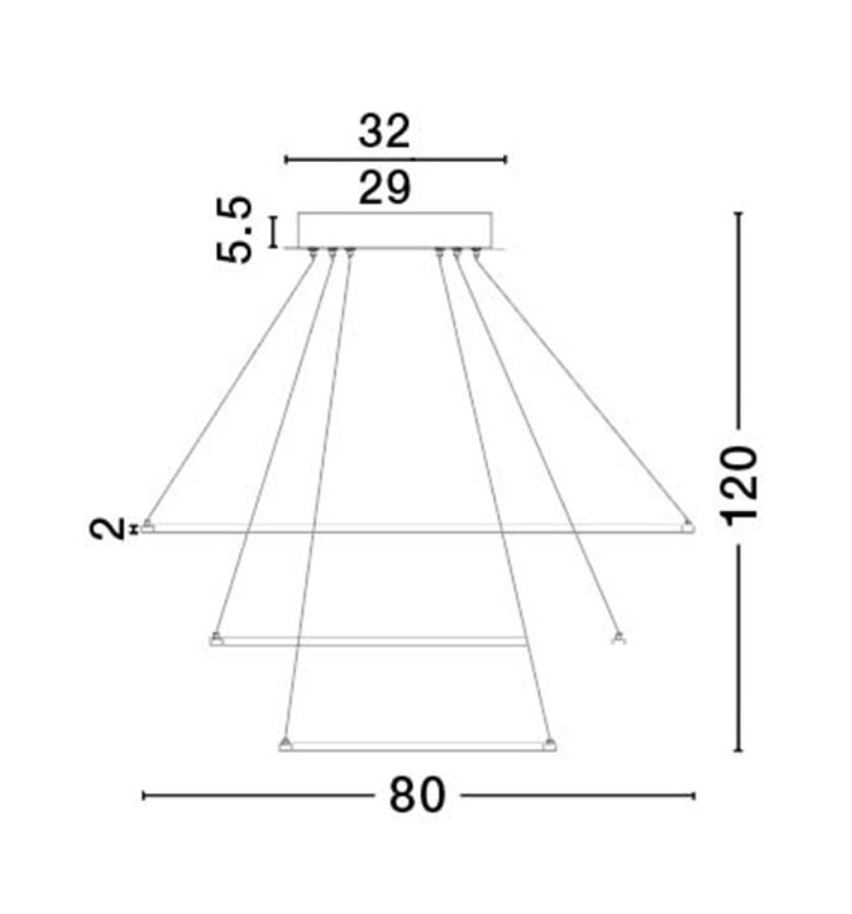 Matt White Aluminium & Acrylic Adjustable Dimmable - ID 9334