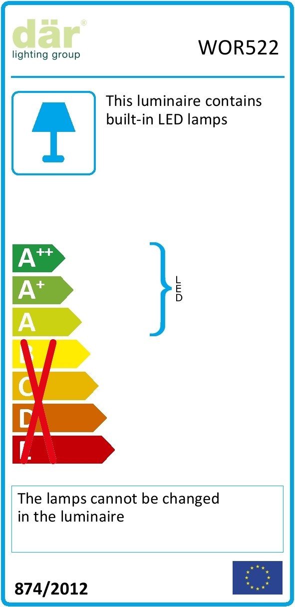 Worcester LED Small Ceiling Polished Chrome - London Lighting - 4
