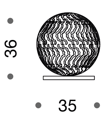 Weave 35cm Table Lamp