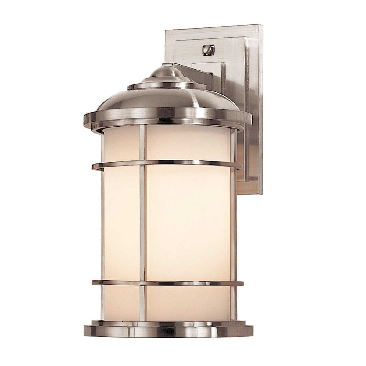 Brushed Steel Medium Wall Lantern