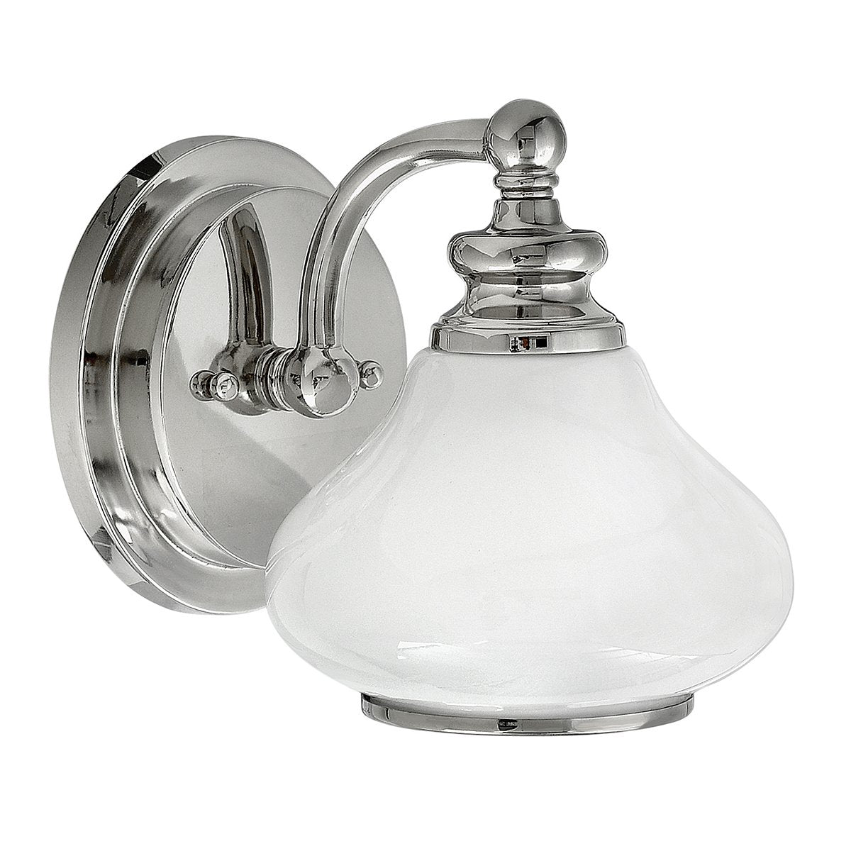 Ainsley One Light Polished Chrome Bathroom Wall Light