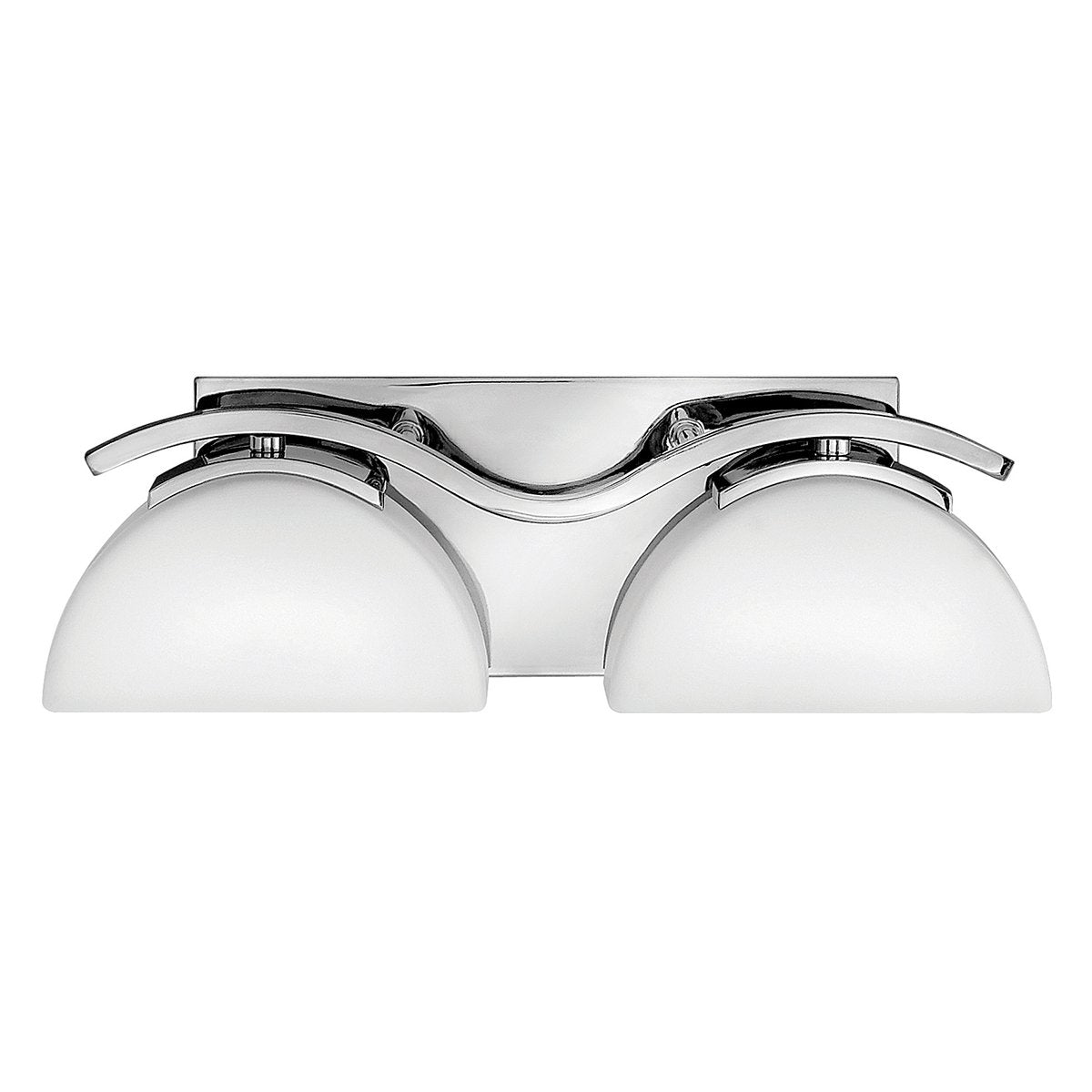 Verve Two Light Polished Chrome Bathroom Wall Light