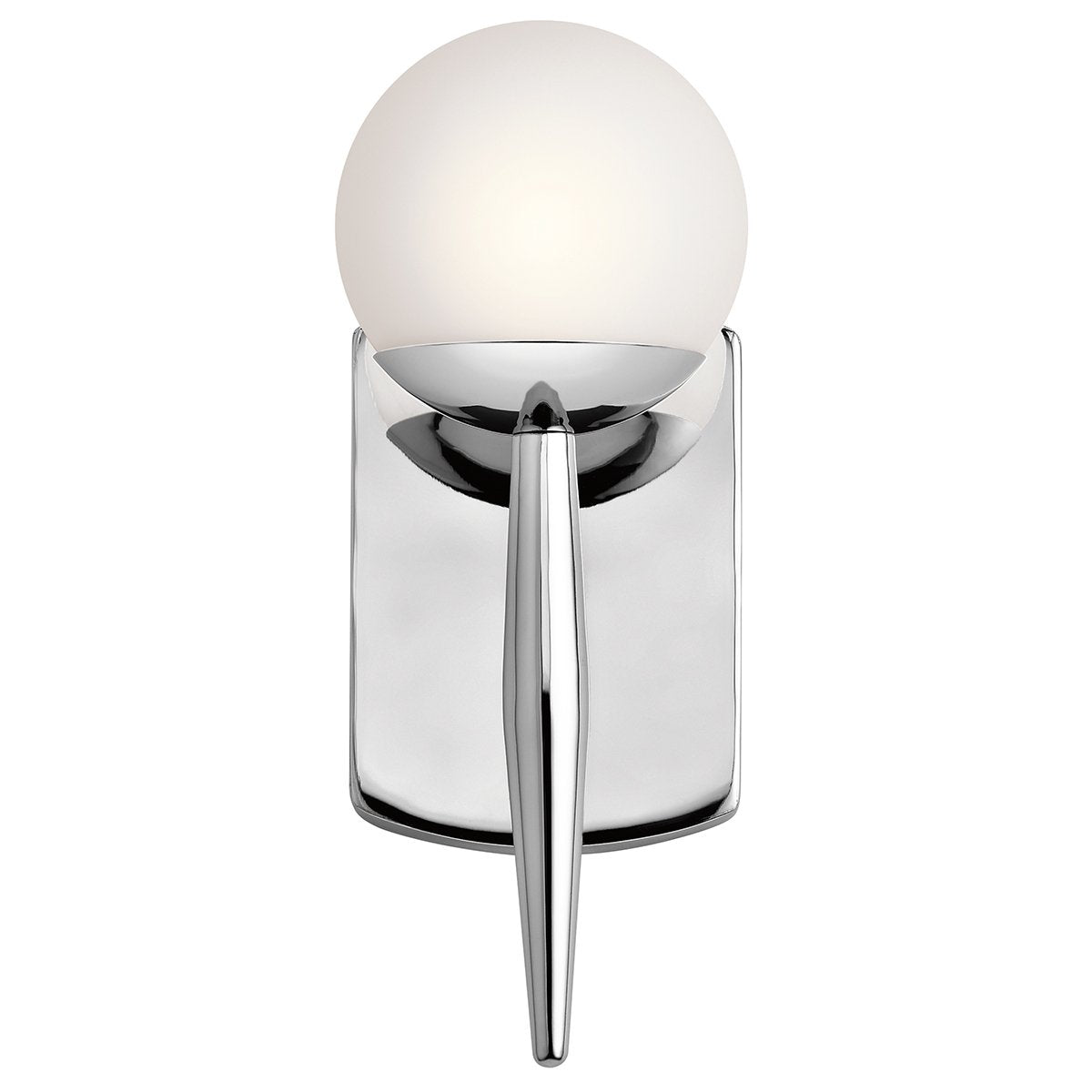 Hornsey Single Light Polished Chrome Bathroom Wall Light - ID 6634