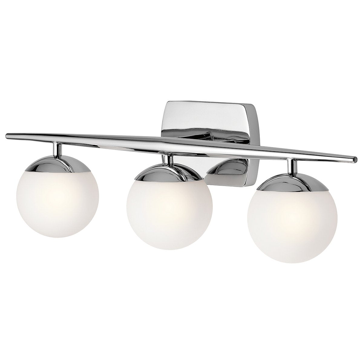 Hornsey Three Light Polished Chrome Bathroom Wall Light - ID 6688