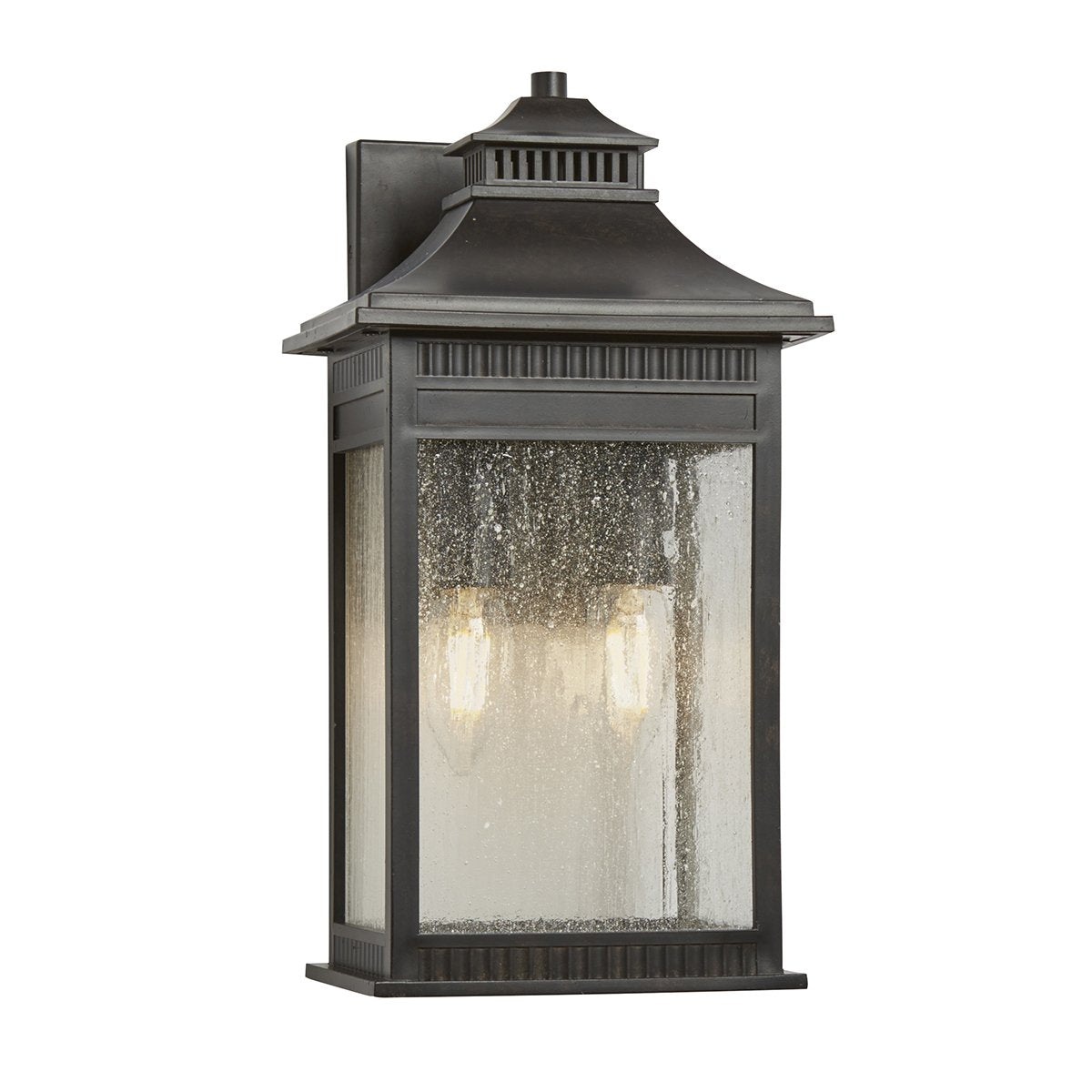 Livingston Two Light Imperial Bronze Medium Wall Lantern