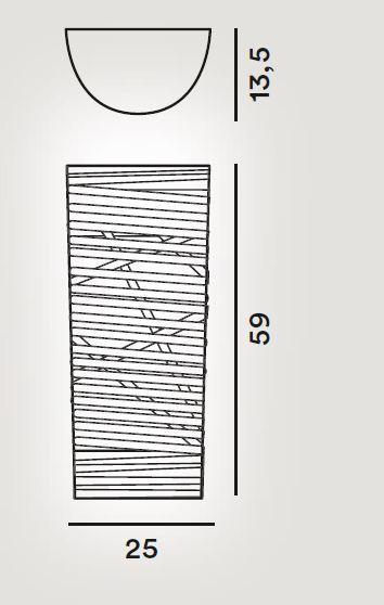 Foscarini Tress Large Wall Light - London Lighting - 3