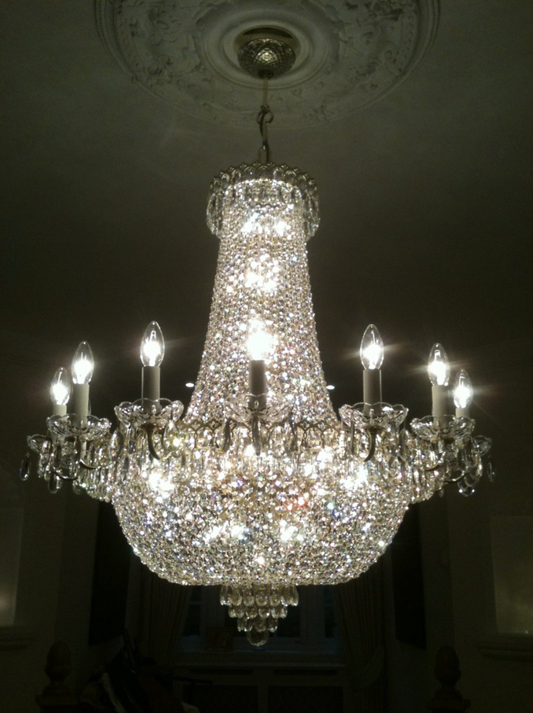 RECENT WORK: SCHONBEK CAMELOT CHANDELIER