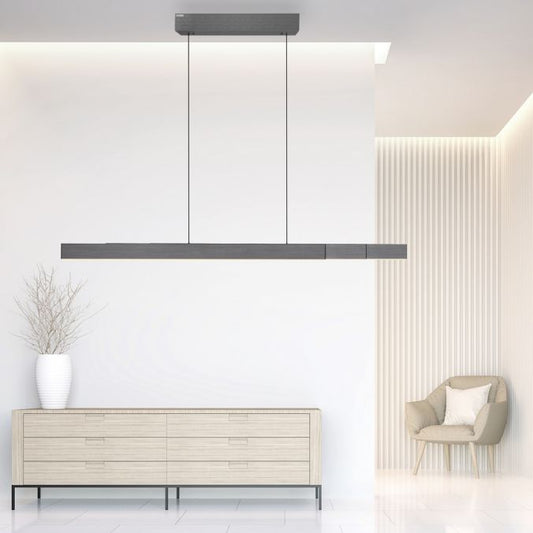 MOTRIS Grey Anodised Remote Controlled Height & Length Adjustable LED Ceiling Light - ID 13247